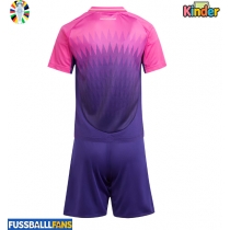 Deutschland Auswärts Trikotsatz Kinder EM 2024 Kurzarm (+ Kurze Hosen)